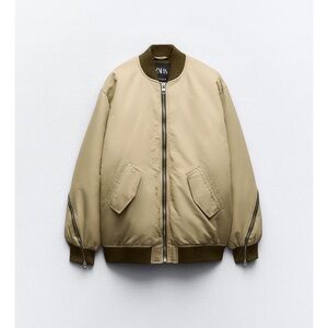 NWT Zara OVERSIZED NYLON BOMBER